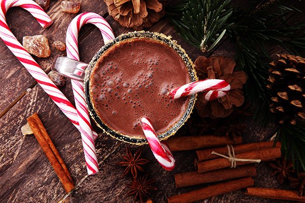 LUX Candy Cane Hot Chocolate